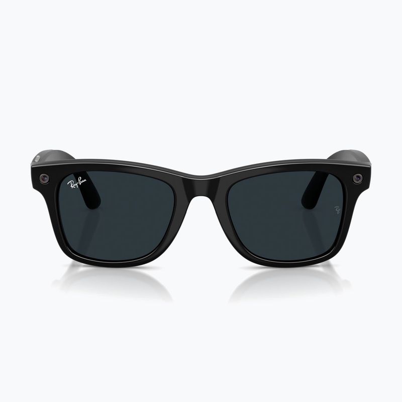 Occhiali con telecamera Ray-Ban Meta Wayfarer shiny black/trs grey 8