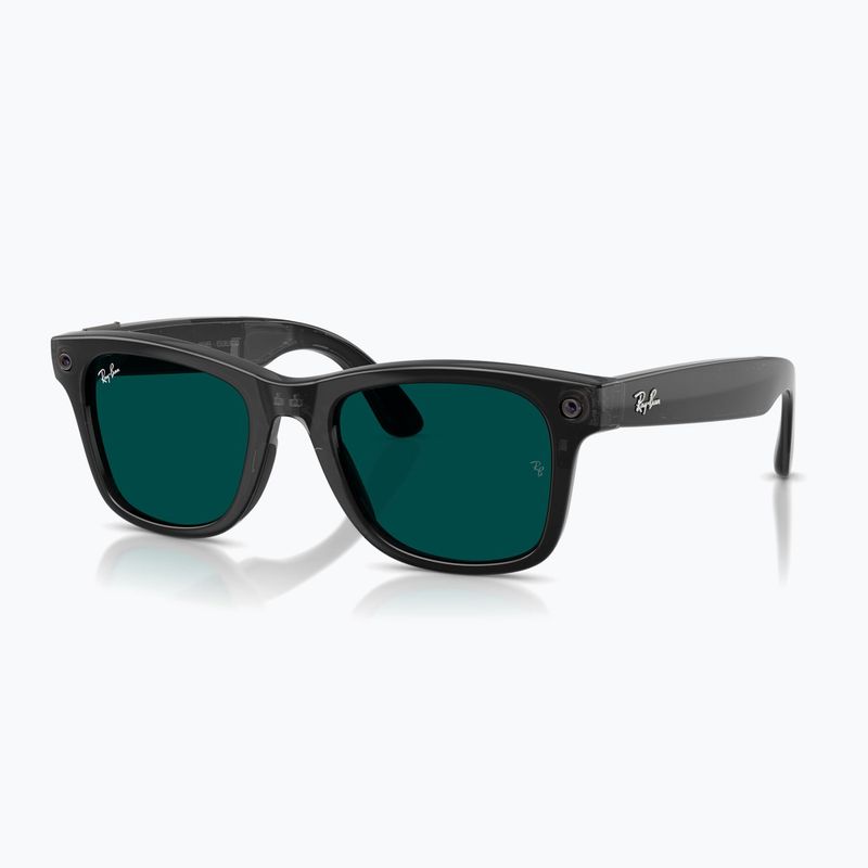 Occhiali con telecamera Ray-Ban Meta Wayfarer transp. black/trs aquamarine 7