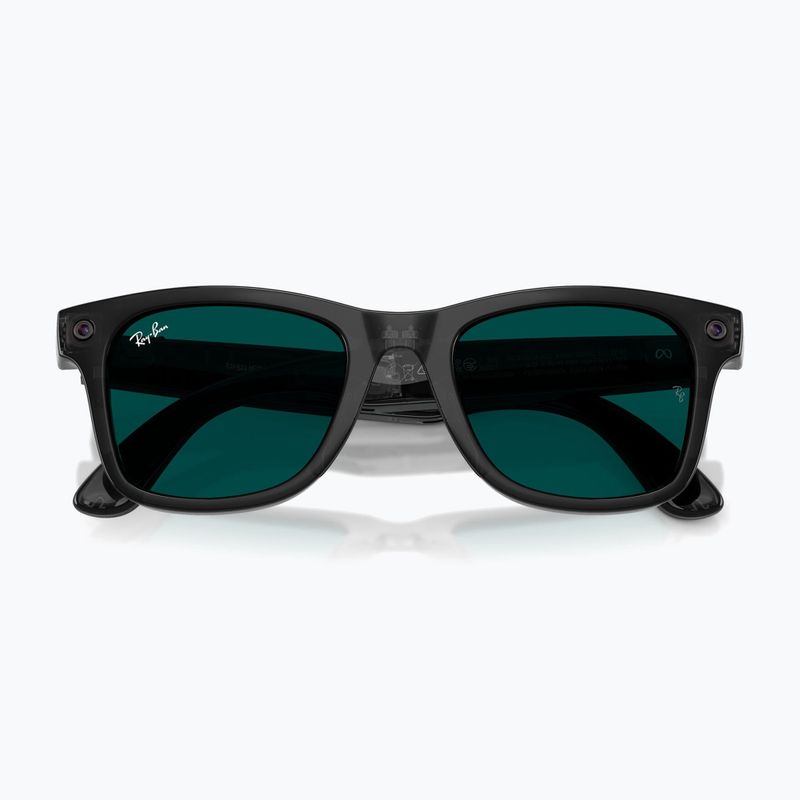 Occhiali con telecamera Ray-Ban Meta Wayfarer transp. black/trs aquamarine 9
