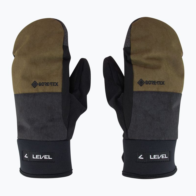 Guanto da sci Level Matrix Mitt Gore-Tex da uomo verde oliva 2