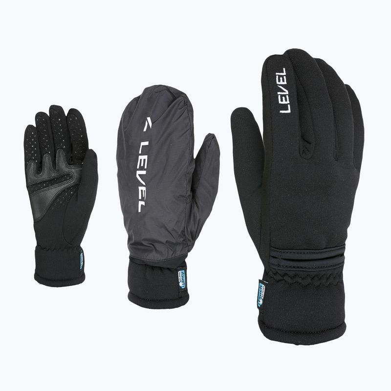 Guanti da sci Level Trail Polartec I-Touch nero