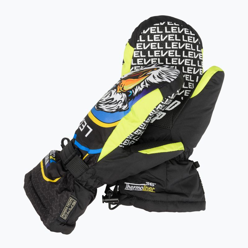 Level Junior Mitt guanti da sci per bambini goldeneagle