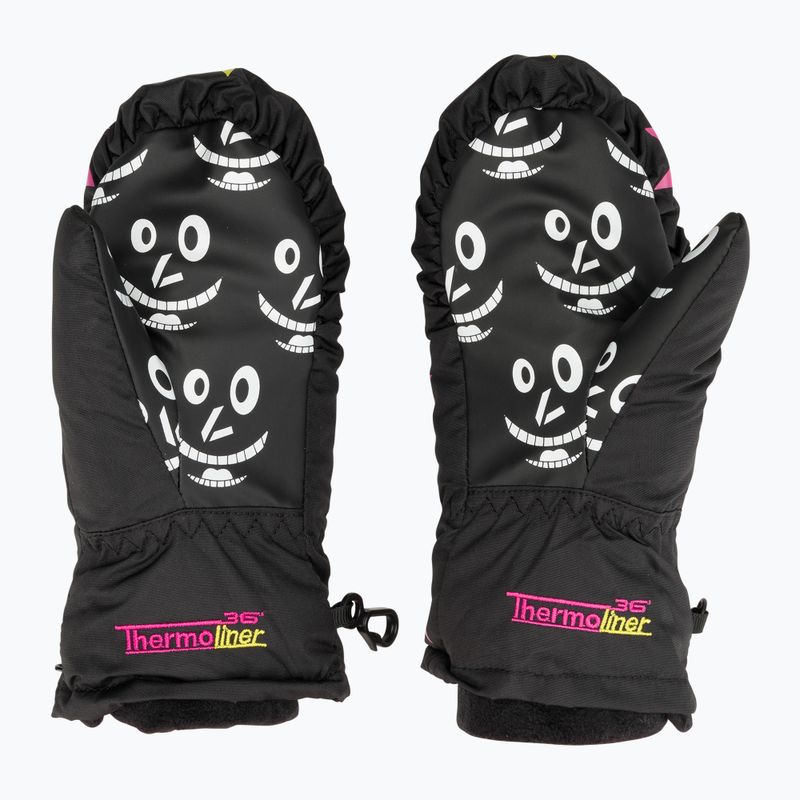 Guanti da sci per bambini rosa ninja di Level Lucky Mitt 2