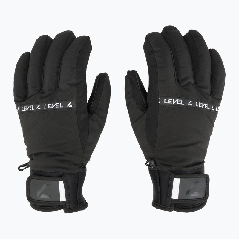 Guanti da sci da uomo Level Hawk nero 3