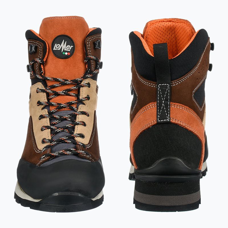 Stivali da trekking da uomo Lomer Badia High Mtx cioccolato/mattone 11