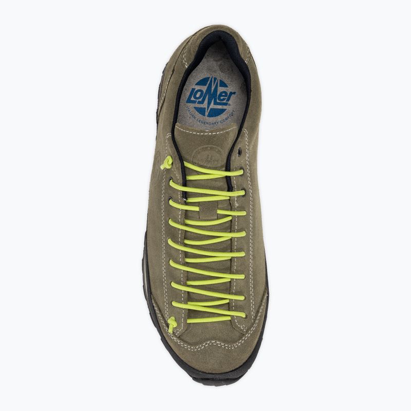 Scarpe da trekking da uomo Lomer Bio Naturale Low Mtx tartufo/lime 5