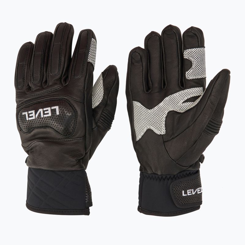 Guanto da sci Level Race nero