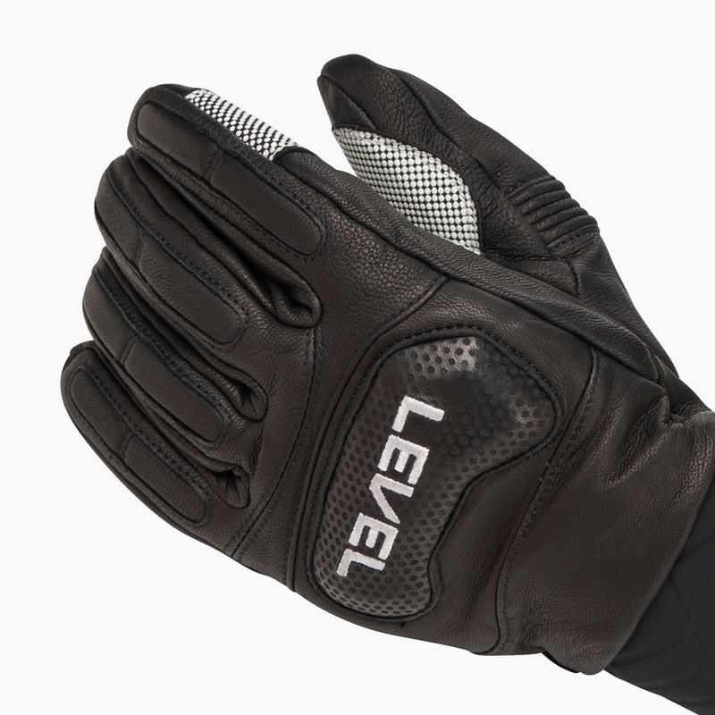 Guanto da sci Level Race nero 4