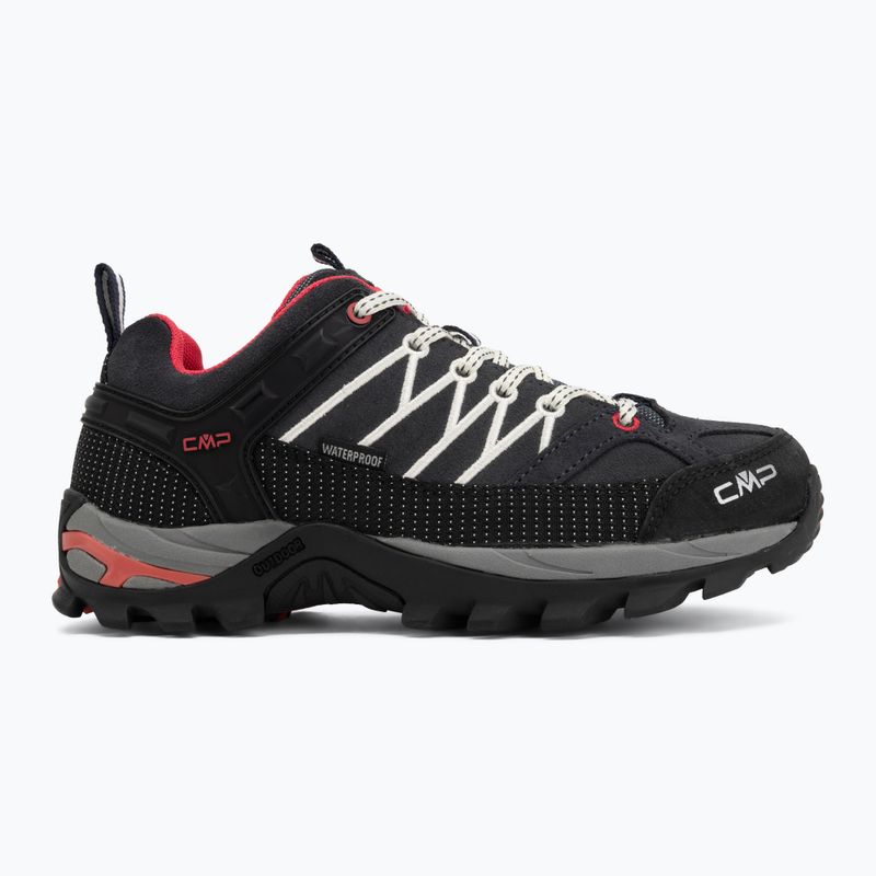 Scarpe da trekking donna CMP Rigel Low Wp antracite/off white 2