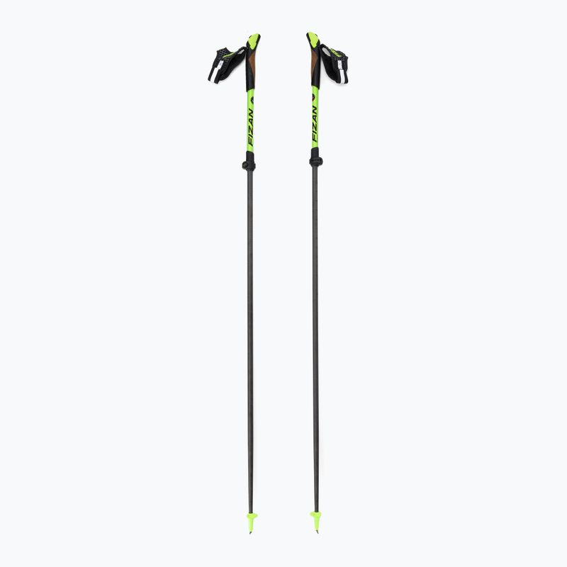 Bastoncini da nordic walking Fizan Carbon Pro giallo