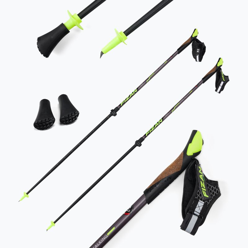 Bastoncini da nordic walking Fizan Speed Race giallo 6