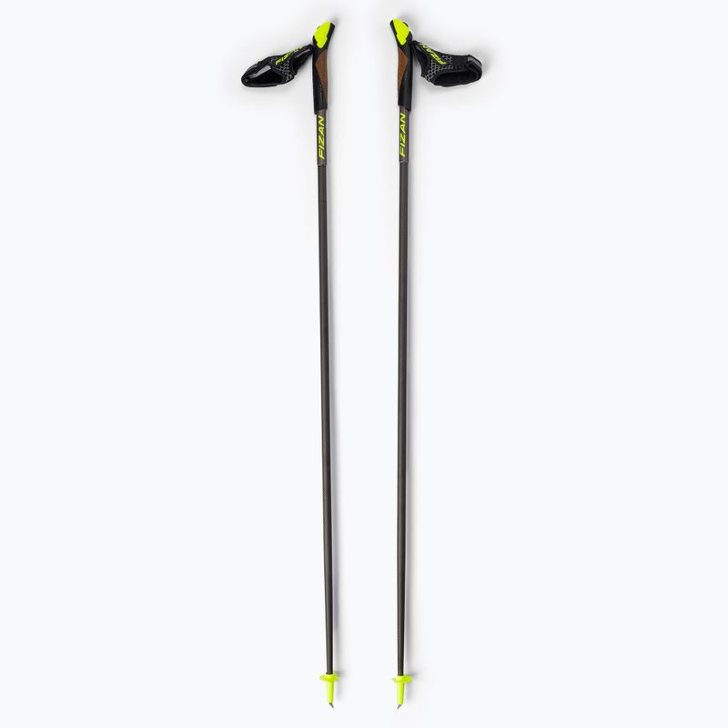 Bastoncini da nordic walking Fizan Carbon 3K grigio S21 CA08