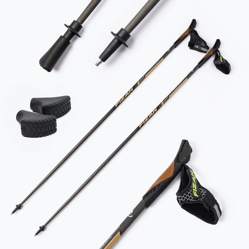 Bastoncini da nordic walking Fizan Runner 2021 oro 6