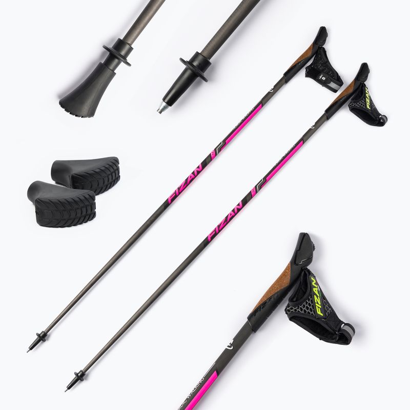 Bastoncini da nordic walking rosa Fizan Runner 2021 6