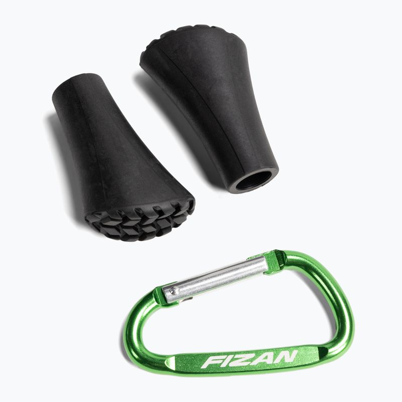 Fizan Tecno Race bastoncini da nordic walking giallo/grigio 5