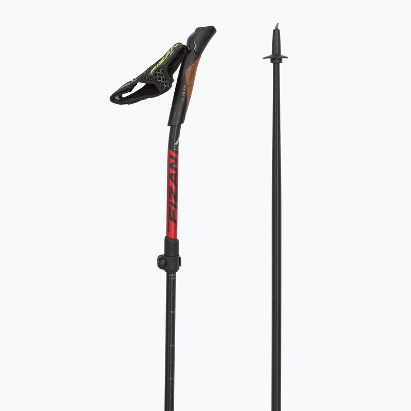 Bastoncini da nordic walking Fizan Tekno Race Impulse rossi 3
