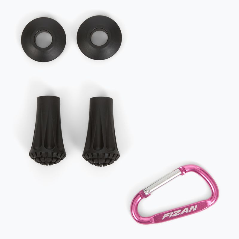 Bastoncini da nordic walking Fizan Tekno Race Impulse rossi 7