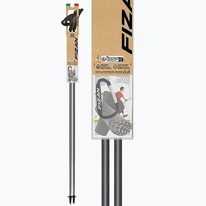 Bastoncini da nordic walking Fizan Carbon 3K Impulse rosso/grigio 5