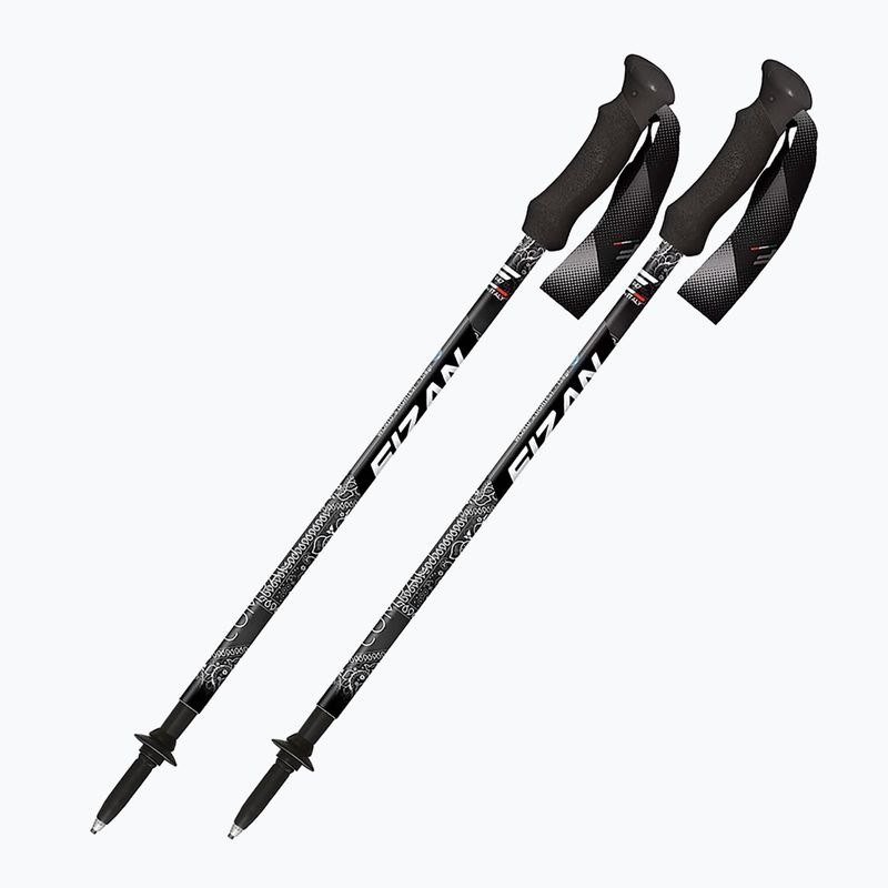 Bastoncini da trekking Fizan Compact MS nero