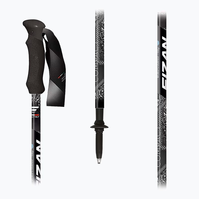 Bastoncini da trekking Fizan Compact MS nero 2