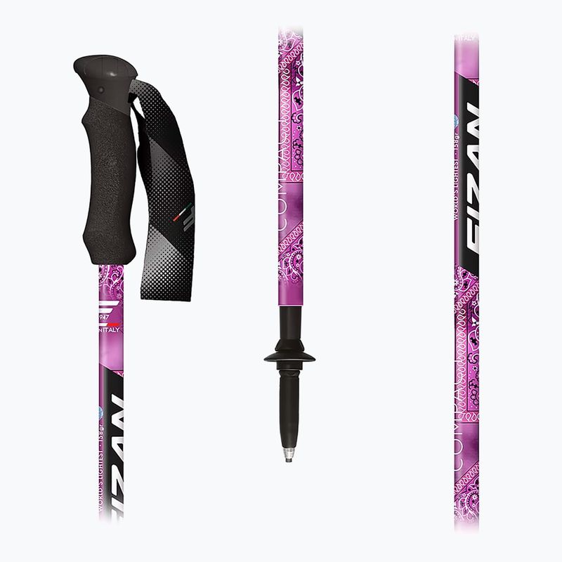 Bastoncini da trekking Fizan Compact MS magenta 2