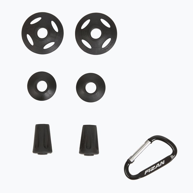 Bastoncini da trekking Fizan Compact rossi 7