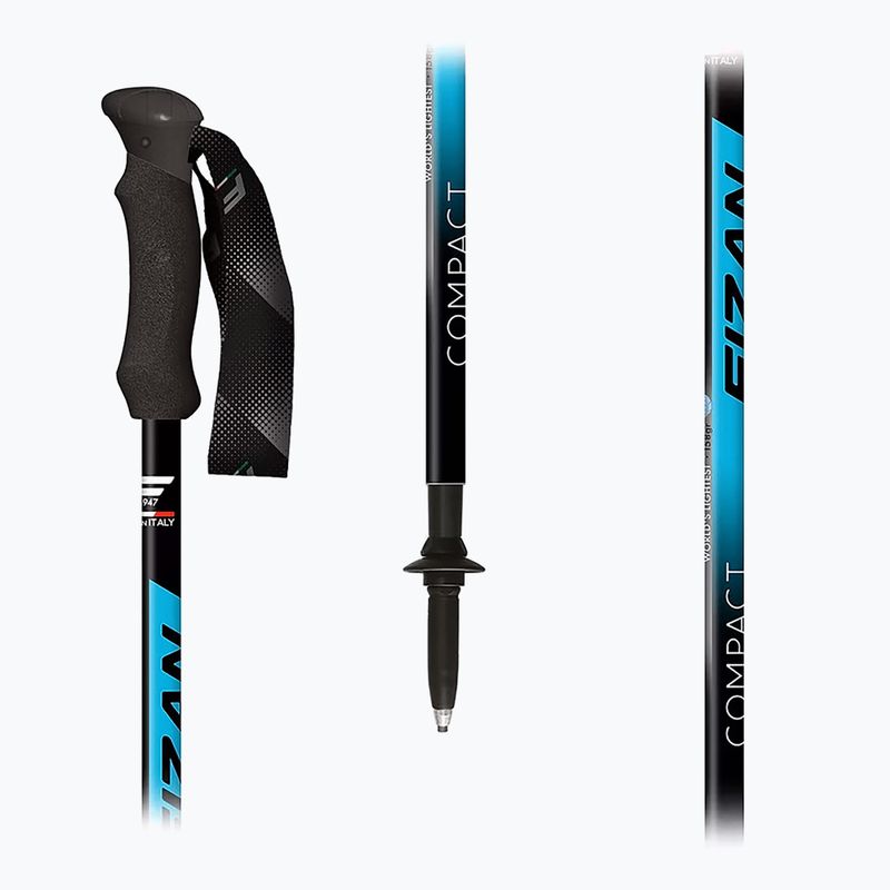 Bastoncini da trekking Fizan Compact blu oceano 2