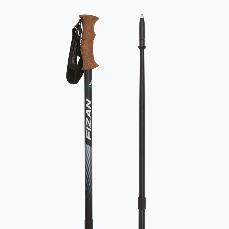 Bastoncini da trekking Fizan Tierra grigio/corallo 3