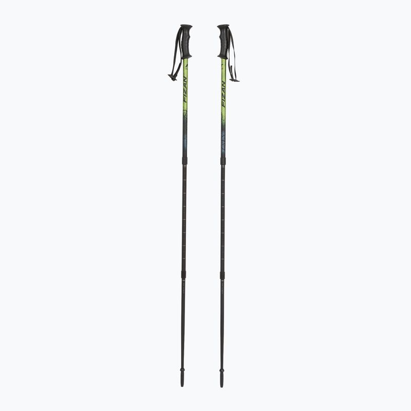 Bastoncini da trekking Fizan Explorer lime/grigio