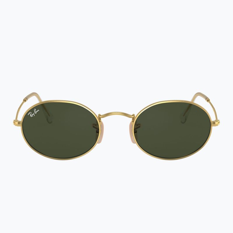 Occhiali da sole Ray-Ban Oval arista gold/green g-15 2