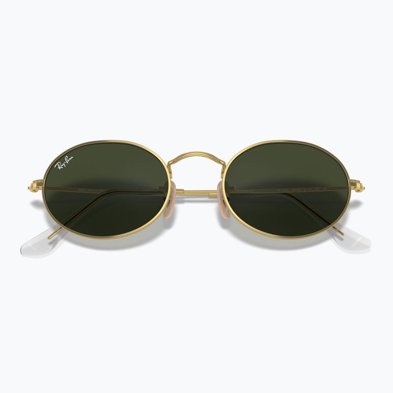 Occhiali da sole Ray-Ban Oval arista gold/green g-15 3