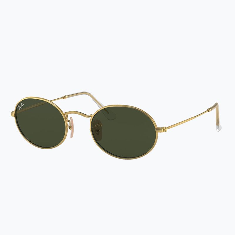 Occhiali da sole Ray-Ban Oval arista gold/green g-15 4