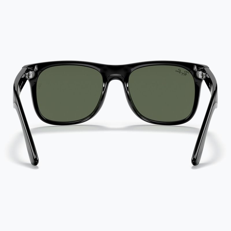 Occhiali da sole per bambini Ray-Ban Justin black/dark green 5