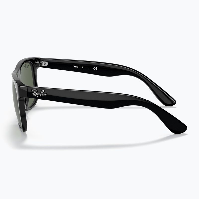 Occhiali da sole per bambini Ray-Ban Justin black/dark green 7