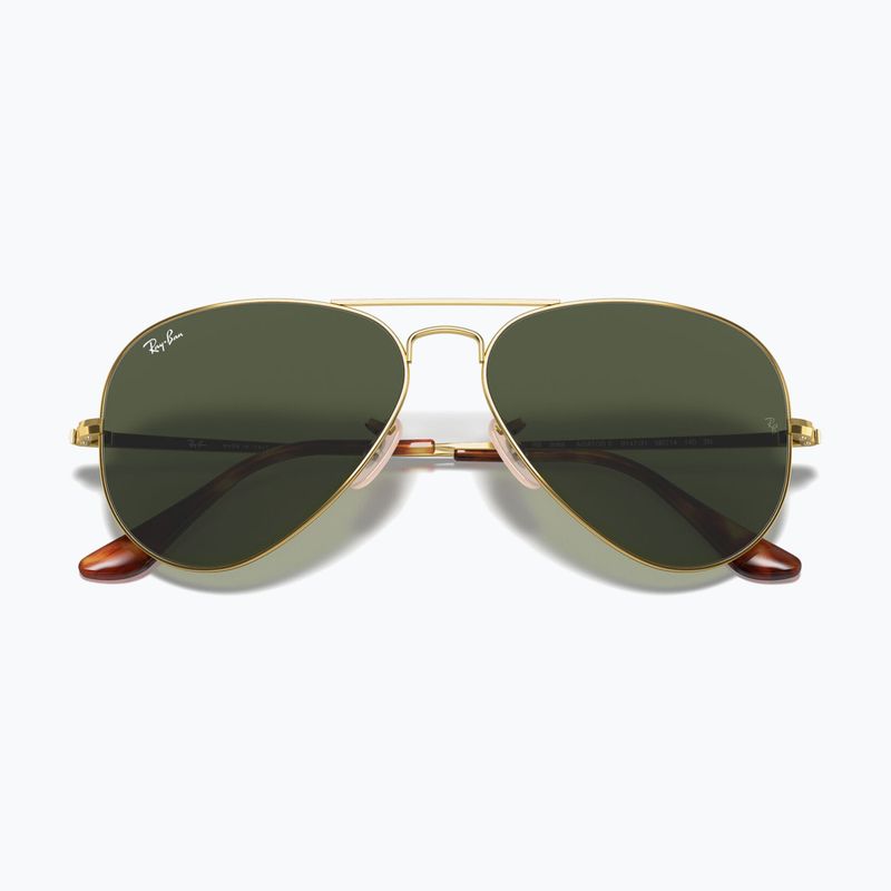 Occhiali da sole Ray-Ban Aviator Metal II gold arista/green g-15 3