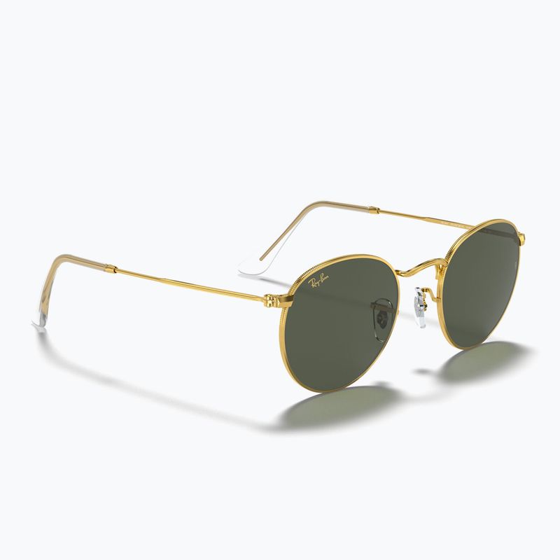 Occhiali da sole Ray-Ban Round Metal gold/green g-15 4