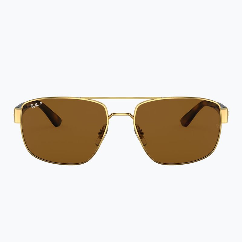 Occhiali da sole Ray-Ban RB3663 arista gold/brown 2