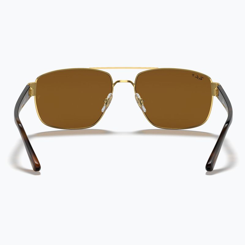 Occhiali da sole Ray-Ban RB3663 arista gold/brown 5
