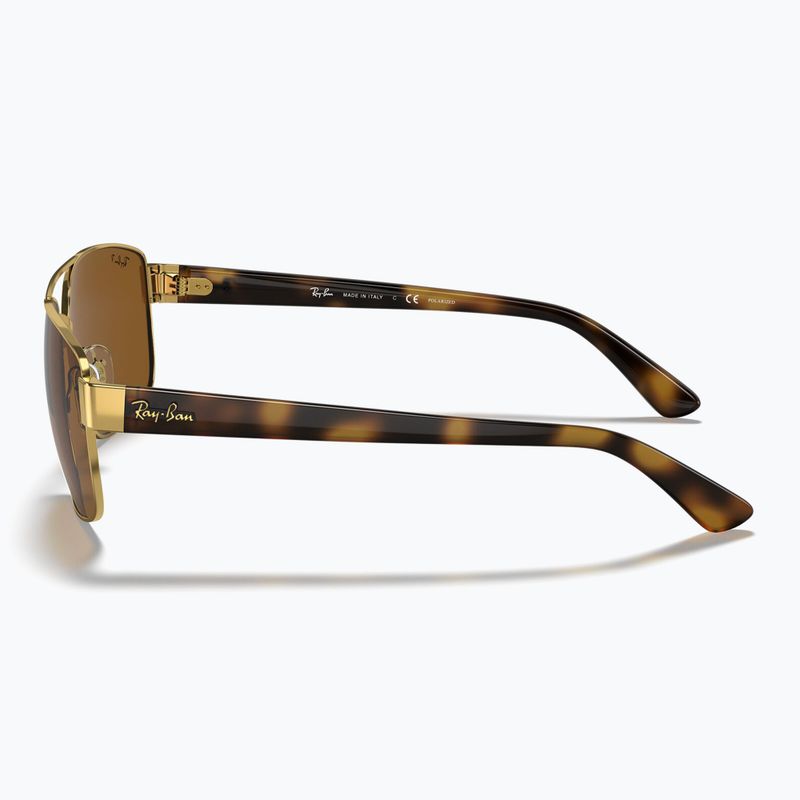 Occhiali da sole Ray-Ban RB3663 arista gold/brown 7