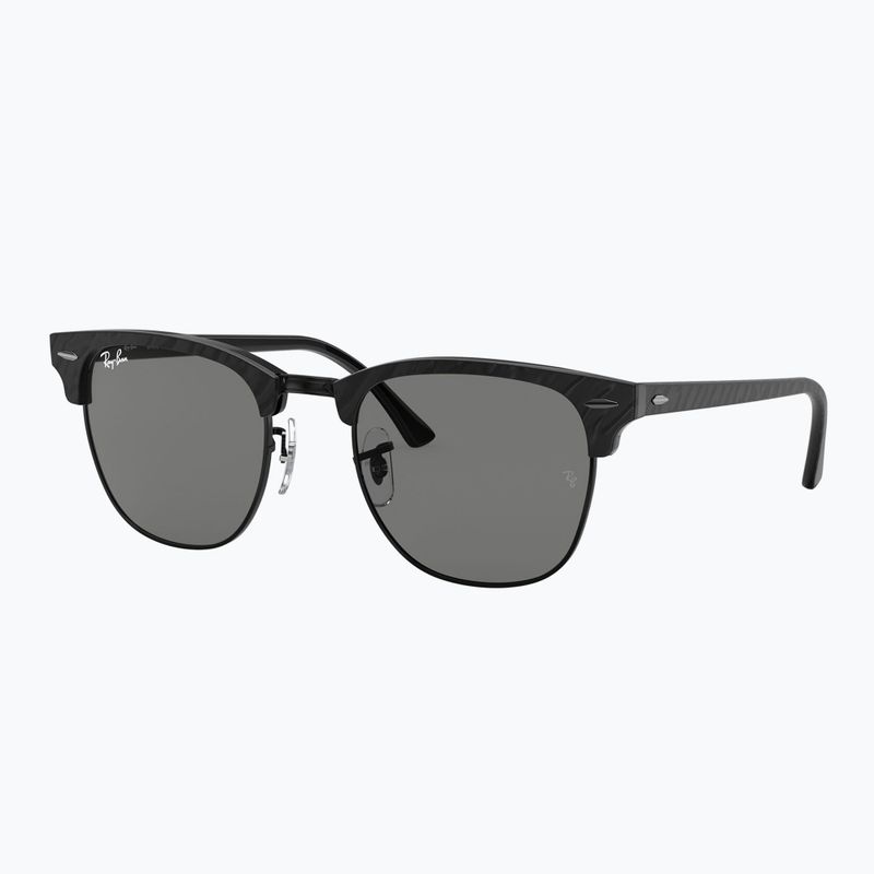 Occhiali da sole Ray-Ban Clubmaster Marble black/dark grey 4