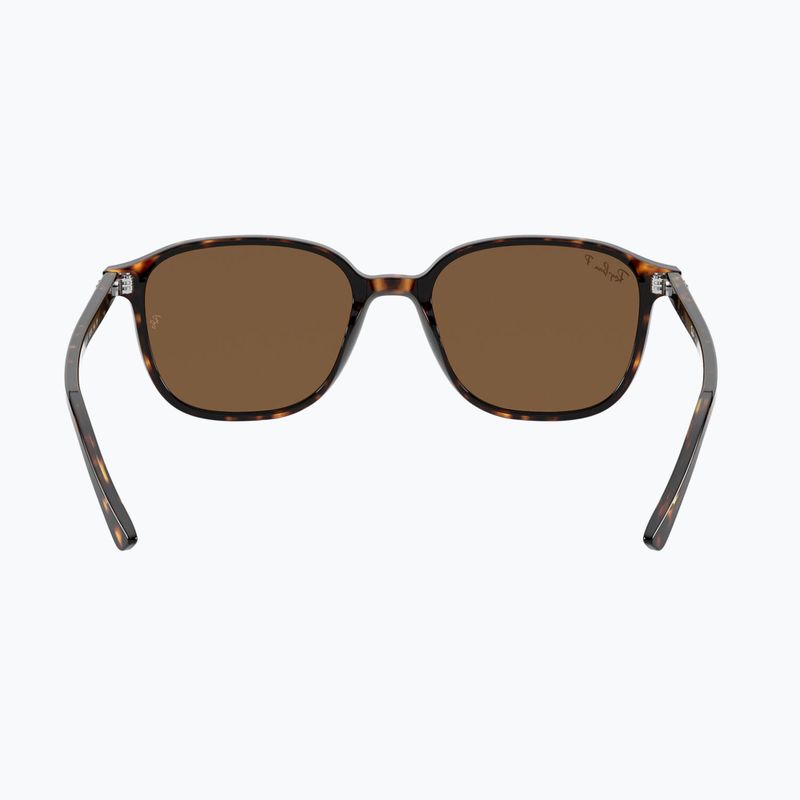 Occhiali da sole Ray-Ban Leonard tortoise/brown polarized 5