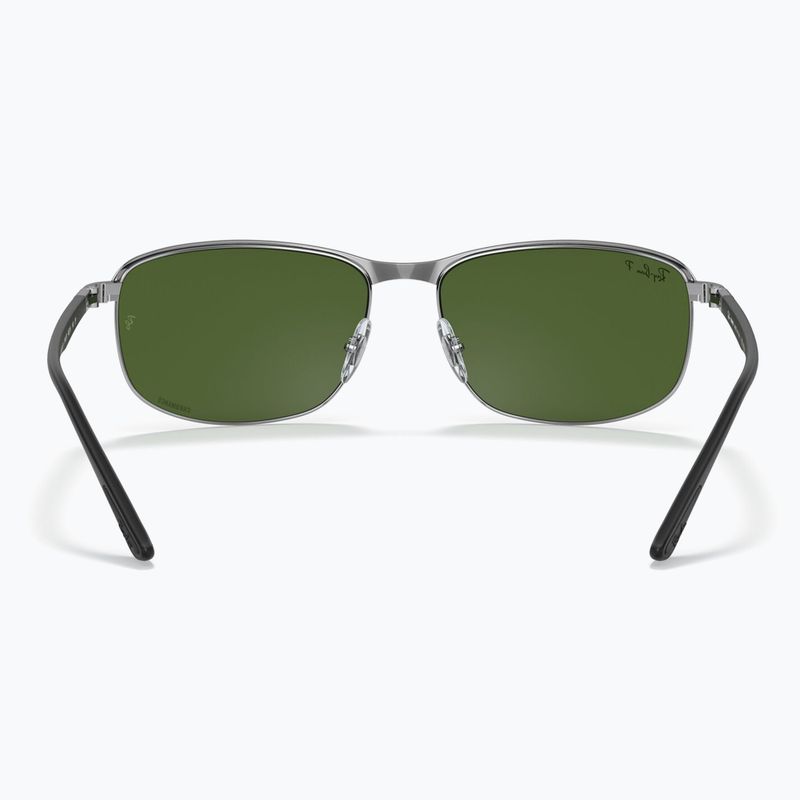 Occhiali da sole Ray-Ban Rb3671 Polarized+ Lenses black silver/dark green polarized+ 5