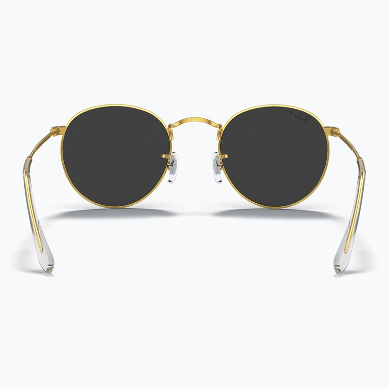 Occhiali da sole Ray-Ban Round Metal gold/black polarized 5