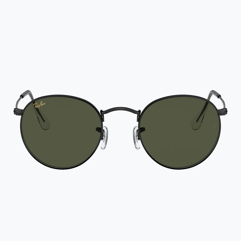 Occhiali da sole Ray-Ban Round Metal black/green g-15 2