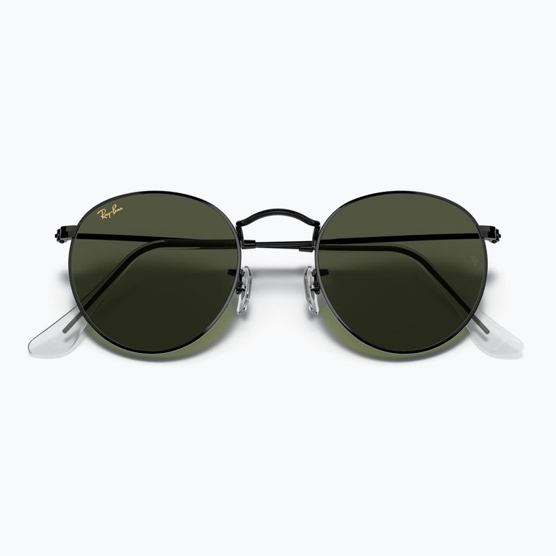 Occhiali da sole Ray-Ban Round Metal black/green g-15 3