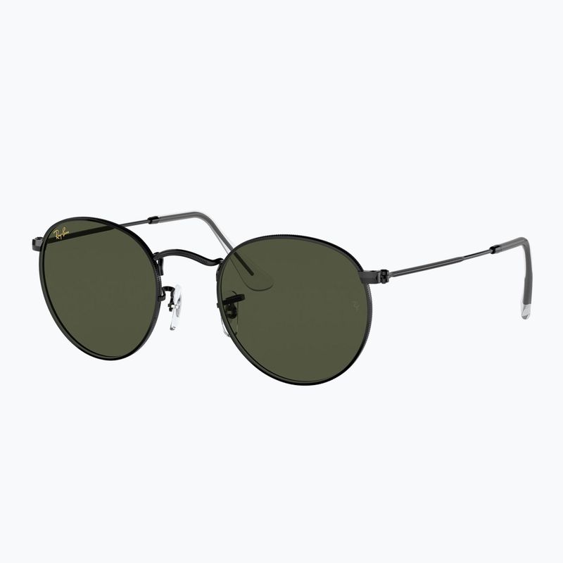 Occhiali da sole Ray-Ban Round Metal black/green g-15 4