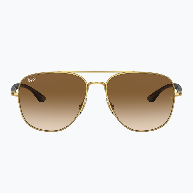 Occhiali da sole Ray-Ban RB3683 arista gold/brown 2
