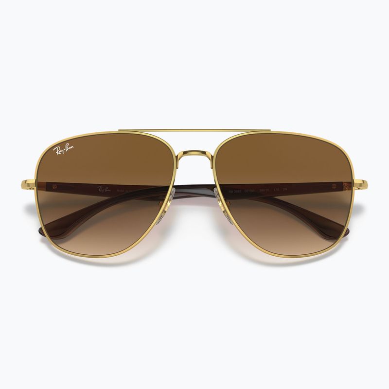Occhiali da sole Ray-Ban RB3683 arista gold/brown 3