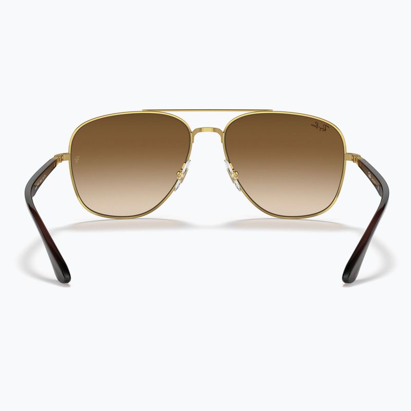 Occhiali da sole Ray-Ban RB3683 arista gold/brown 5