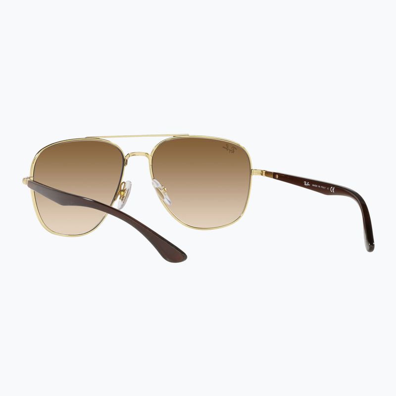 Occhiali da sole Ray-Ban RB3683 arista gold/brown 6